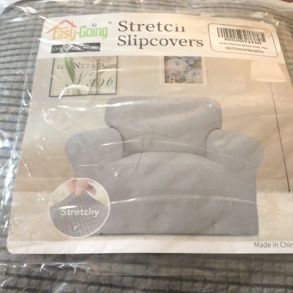 Easy-Going 1-Piece Oversized Stretch Slipcovers ,Light  Gray. - Picture 7 of 7